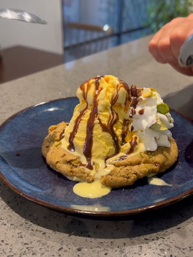 Galleta NY con helado